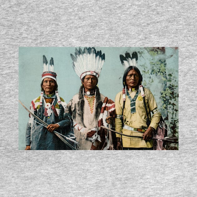 1900 Apache Indian Warriors by historicimage